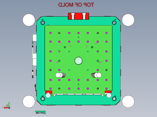 小鹏汽车翼子板塑胶模具后视缩略图