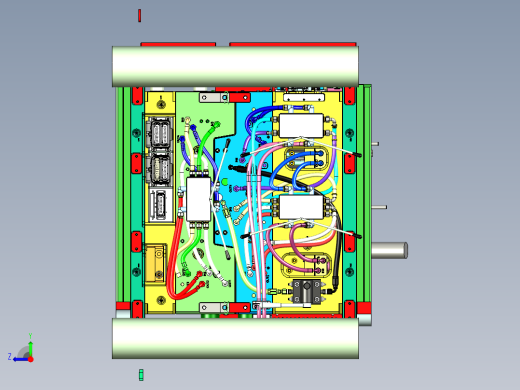 小鹏汽车翼子板塑胶模具右视缩略图