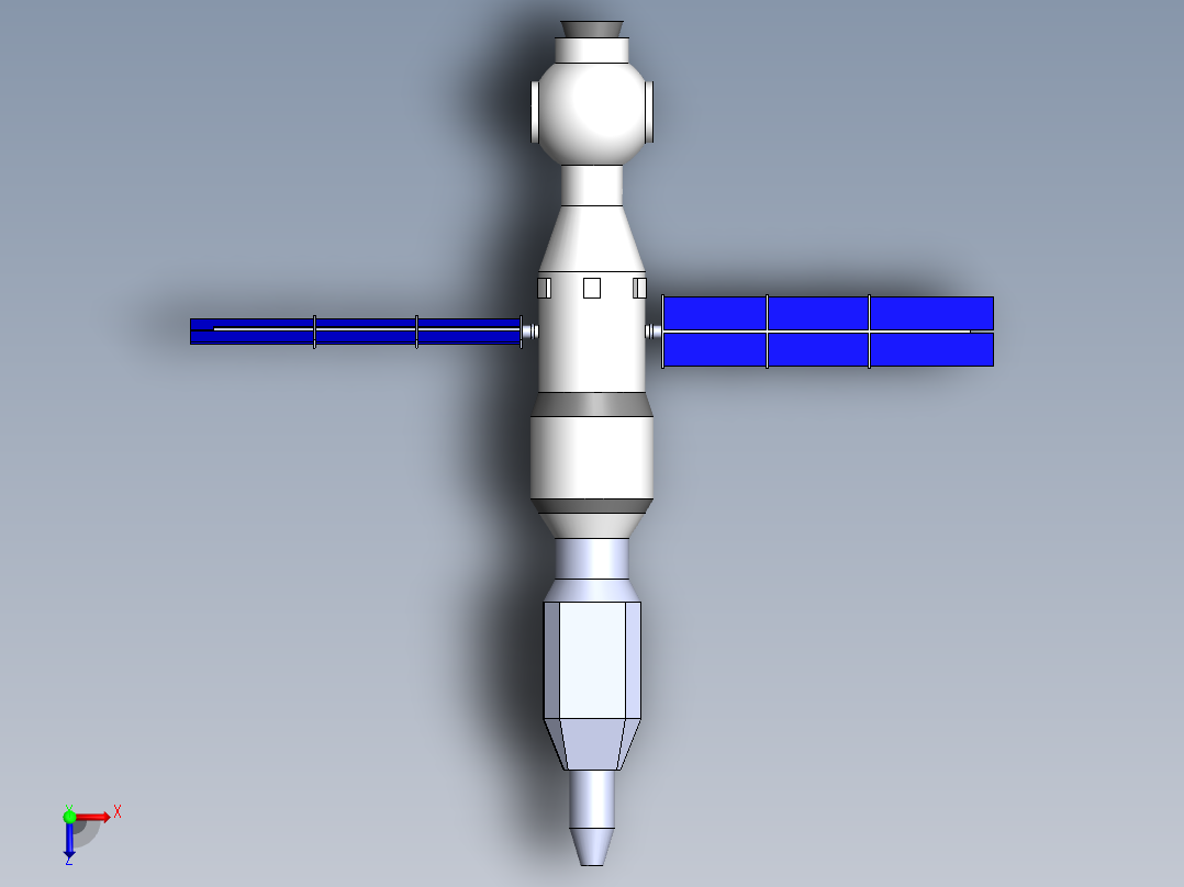 卫星、空间站(43)俯视图