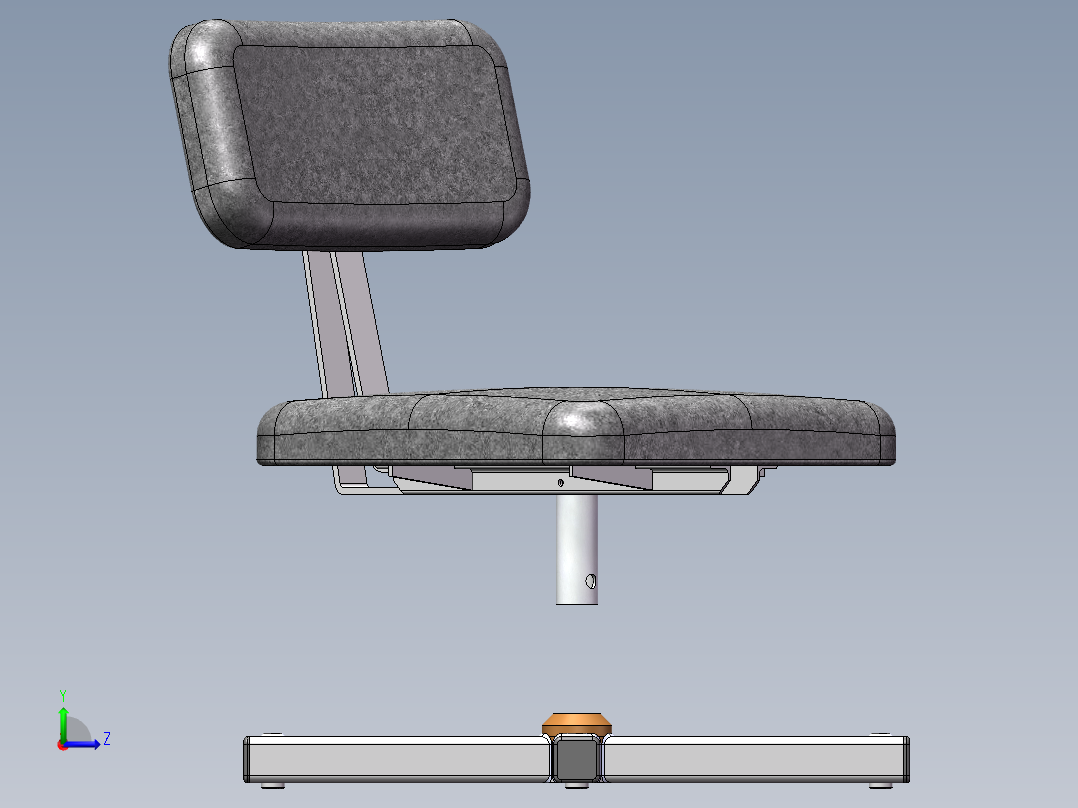 椅子、凳子(37)左视图