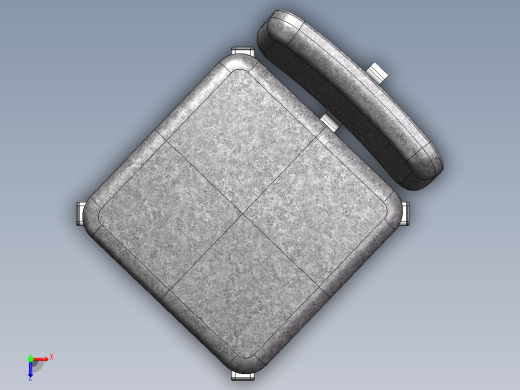 椅子、凳子(37)俯视缩略图