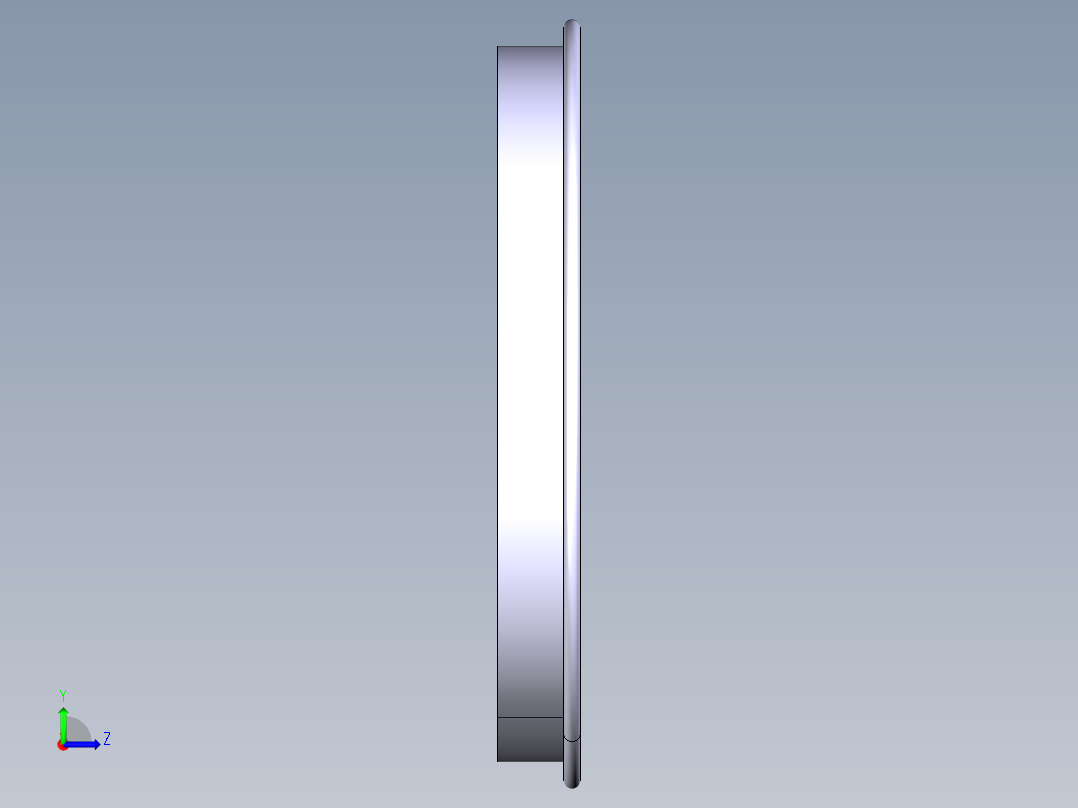 车轮中心左视图