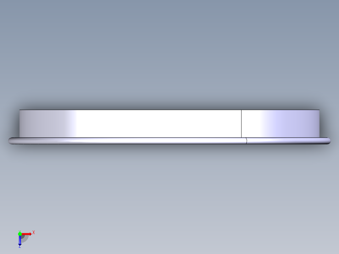 车轮中心俯视图