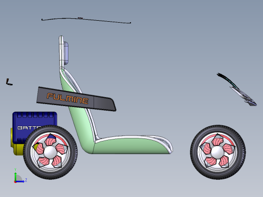 新能源电动汽车左视缩略图