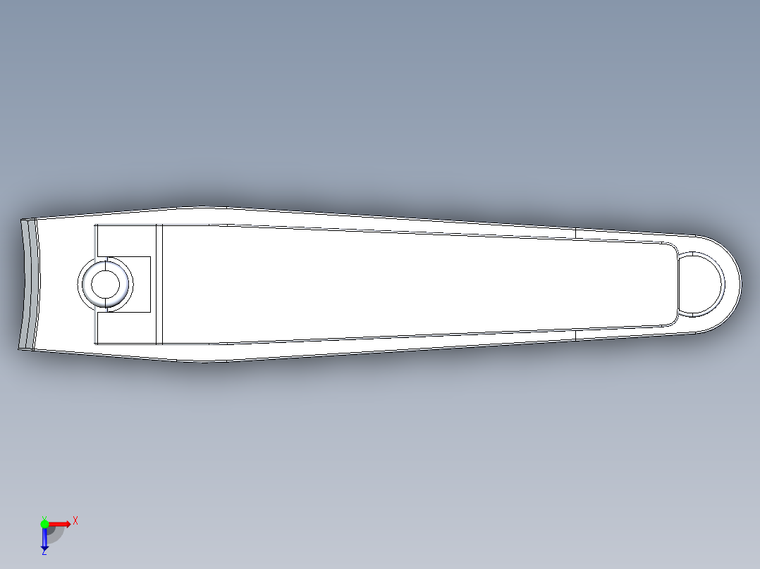 指甲刀、指甲剪(12)俯视图