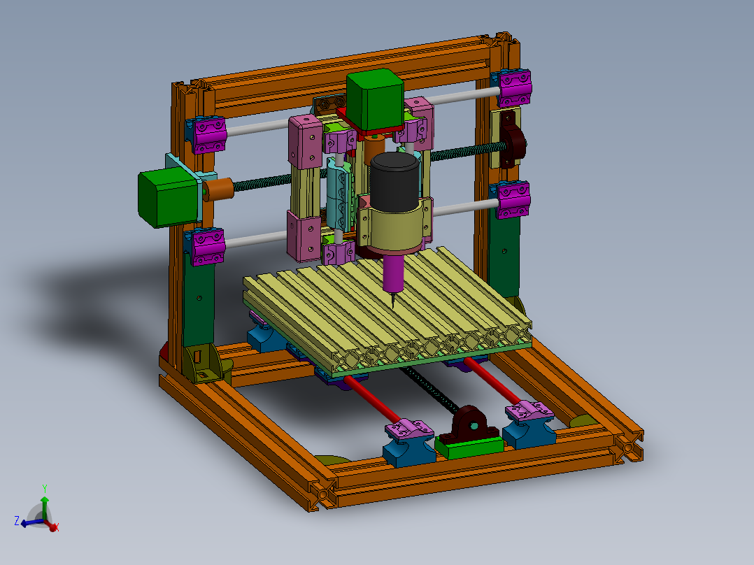 20厘米x 20厘米x 3厘米雕刻机