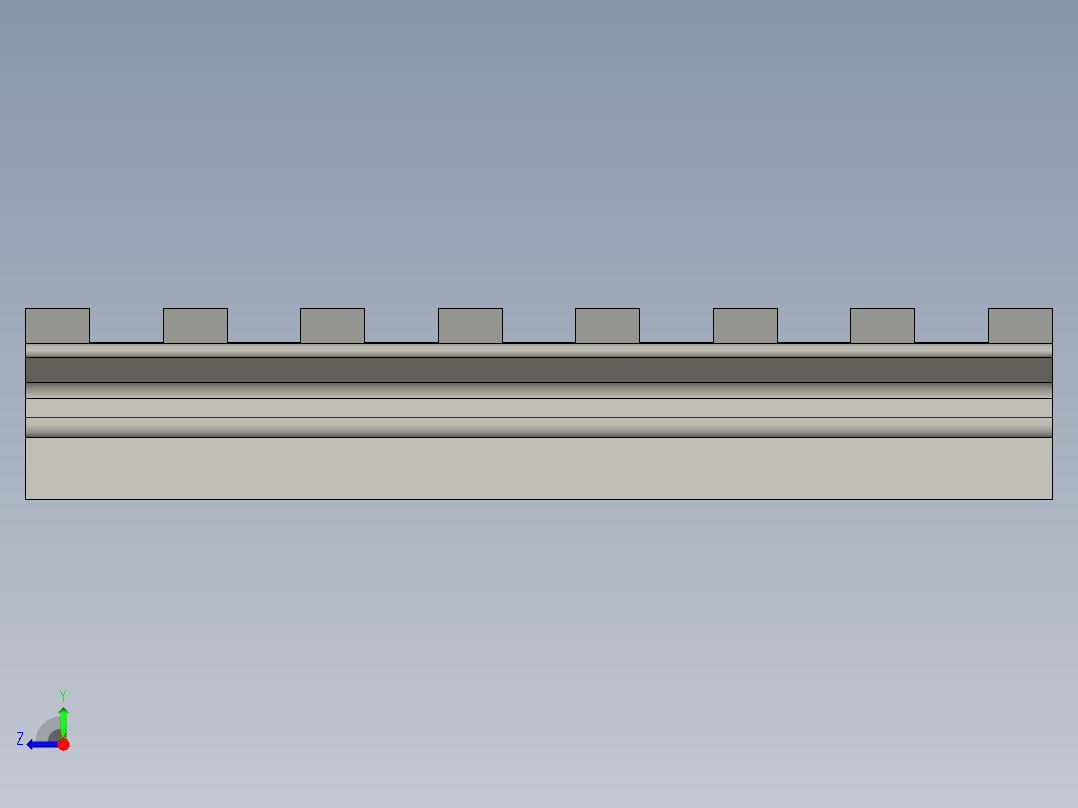 皮卡汀尼导轨右视图