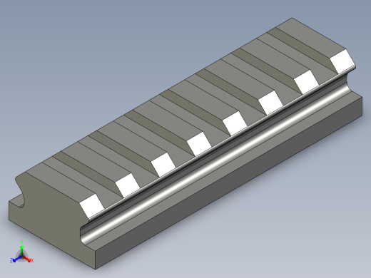 皮卡汀尼导轨正等轴测缩略图
