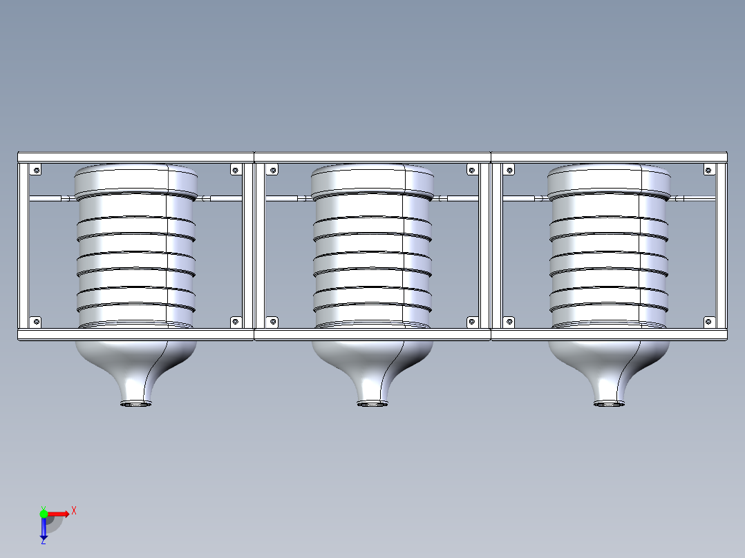 A0003668-带多个架子的水瓶储存架俯视图