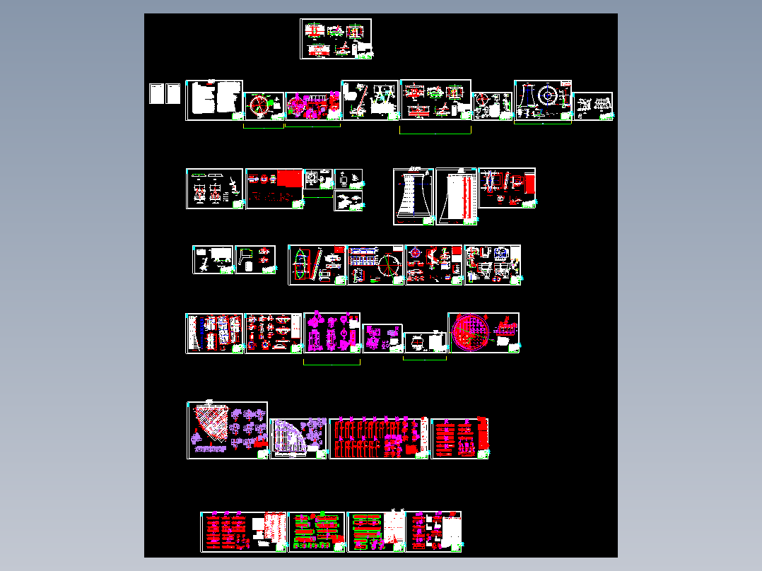 某2×125MW秸秆发电项目冷却塔施工图