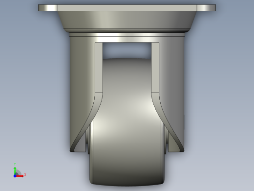 23LM012脚轮前视缩略图