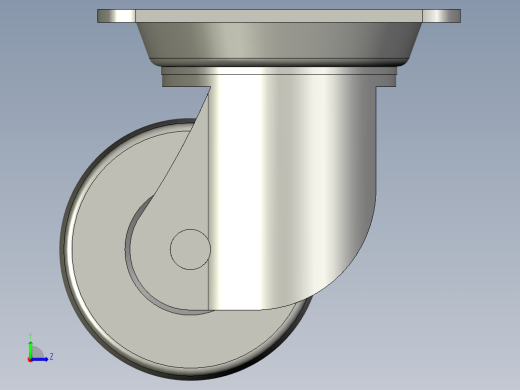 23LM012脚轮左视缩略图