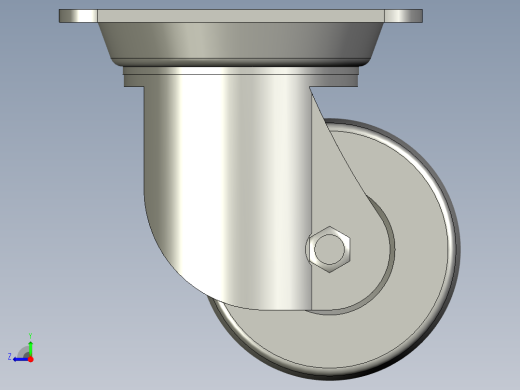 23LM012脚轮右视缩略图