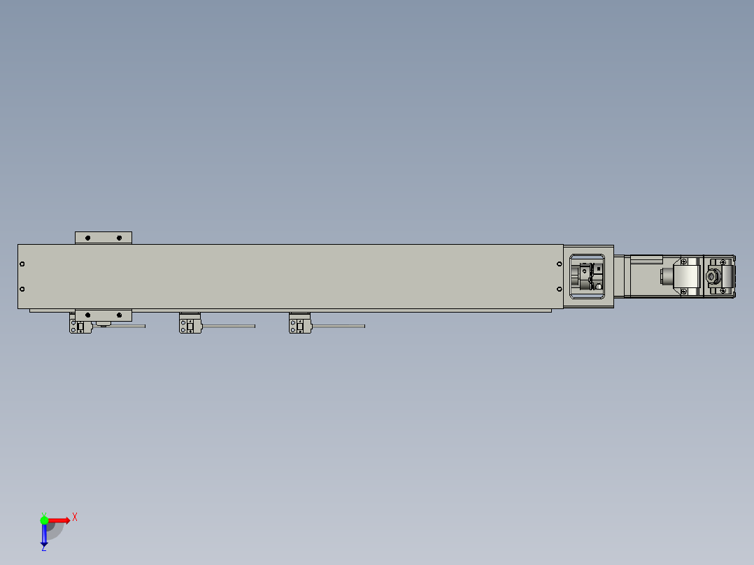 上银模组KK60-500组件-2022082201俯视图