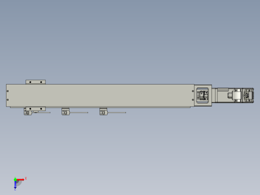 上银模组KK60-500组件-2022082201俯视缩略图