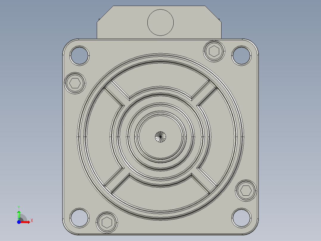 60SG-M00630(200W)-LAAZ伺服电机前视图