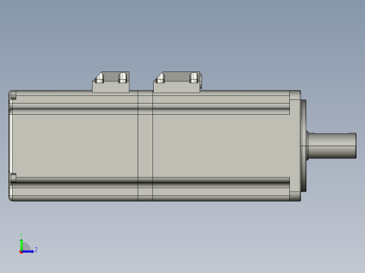60SG-M00630(200W)-LAAZ伺服电机左视缩略图