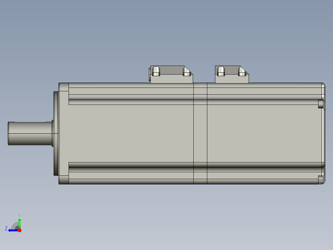 60SG-M00630(200W)-LAAZ伺服电机右视图