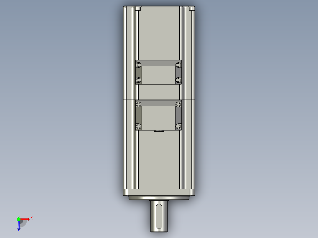 60SG-M00630(200W)-LAAZ伺服电机俯视图