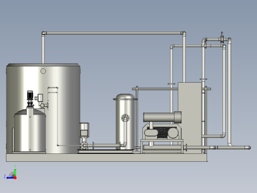 城市中小型污水处理厂右视缩略图