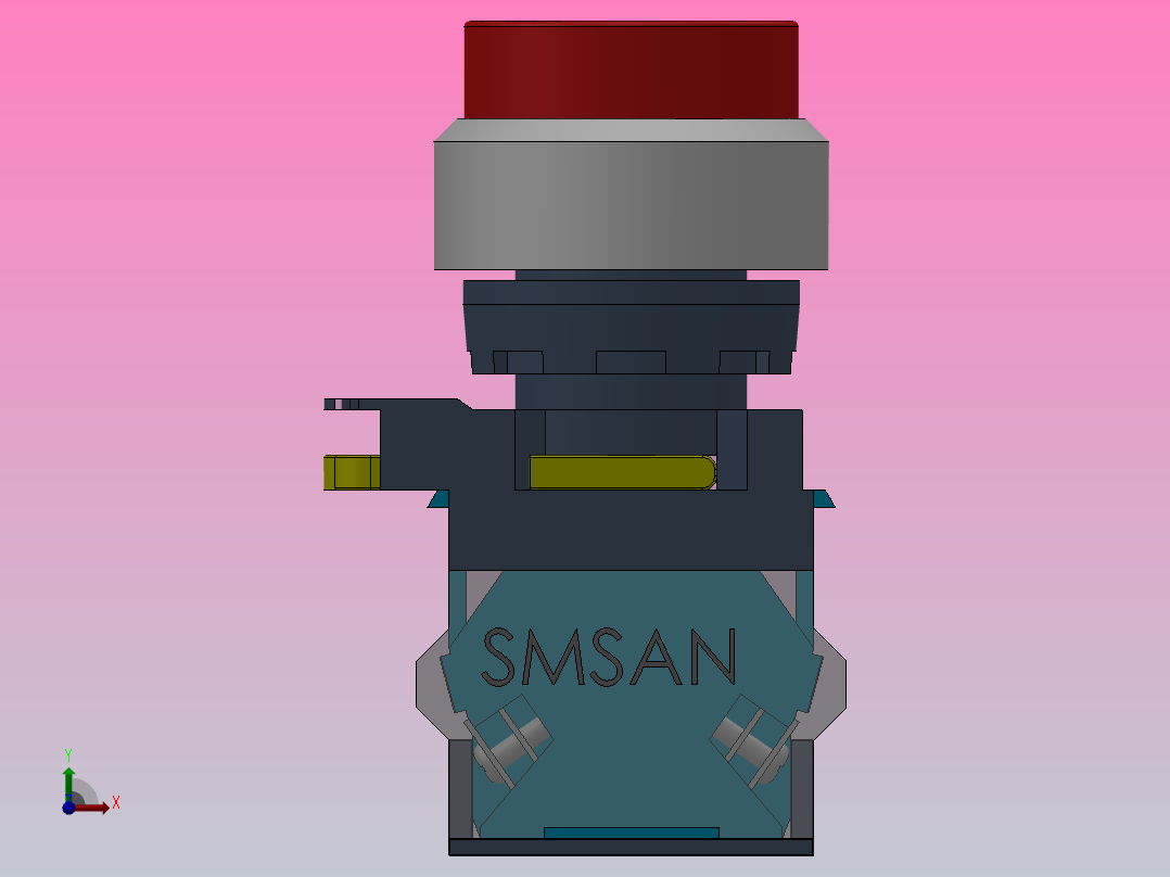 高位钮[QG115-B5-10EH╱R]前视图