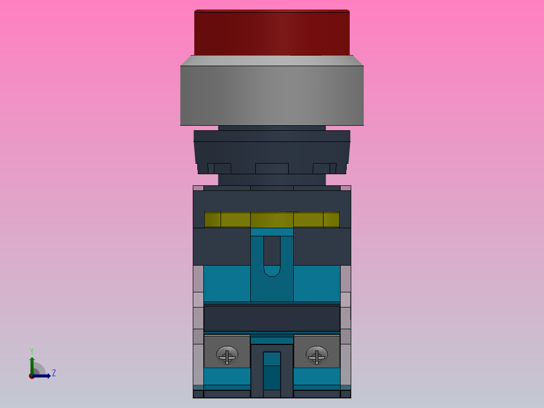 高位钮[QG115-B5-10EH╱R]左视图