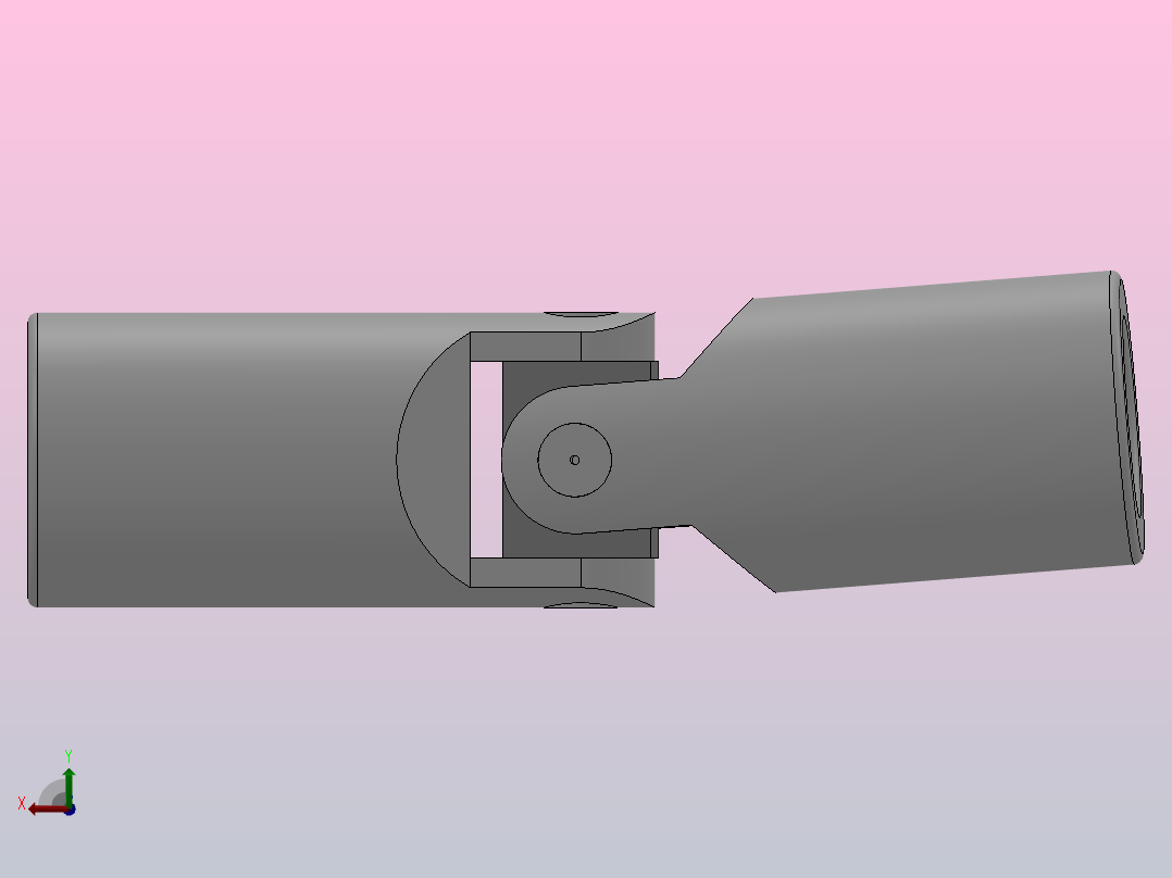 WSD型精密万向节联轴器[WSD4]后视图