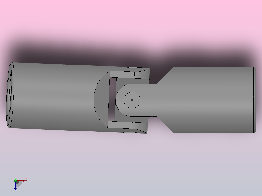 WSD型精密万向节联轴器[WSD4]俯视图