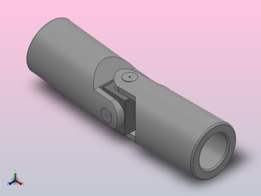 WSD型精密万向节联轴器[WSD4]正等轴测缩略图