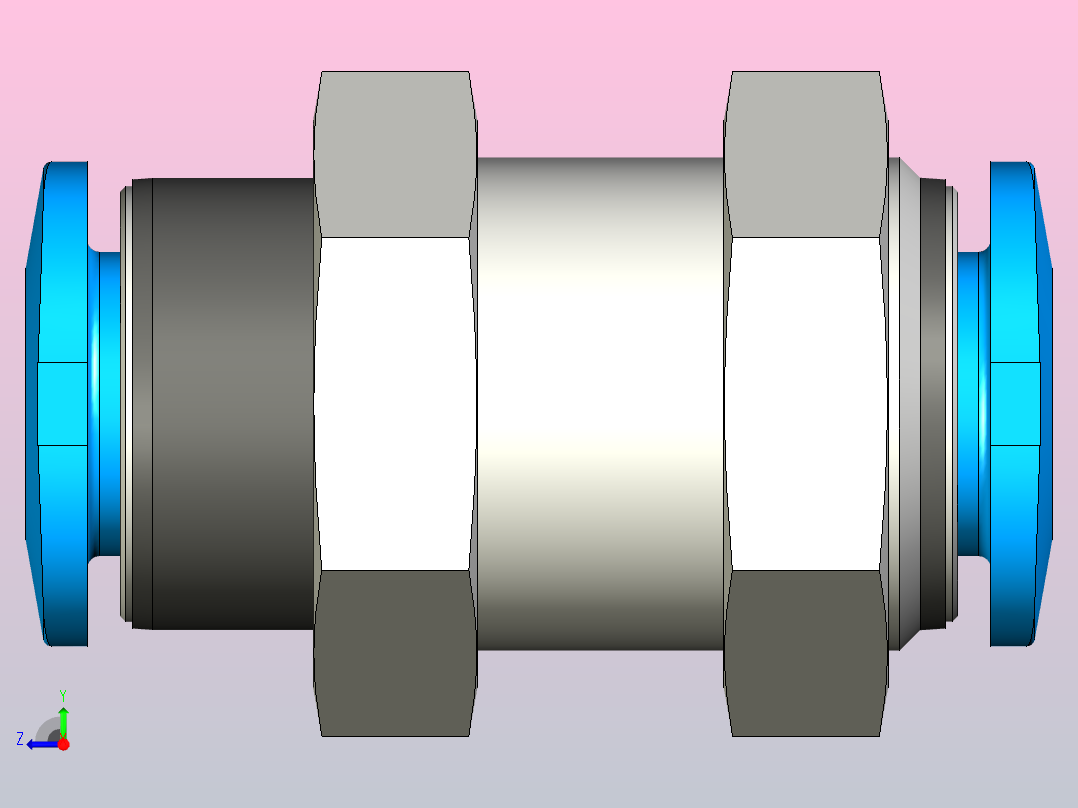快插接头QSMS-6-100右视图