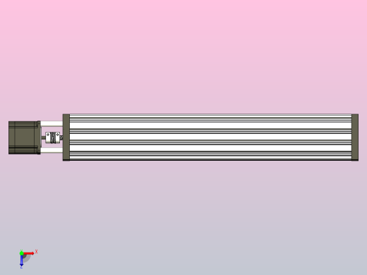 线性致动器滑台俯视缩略图