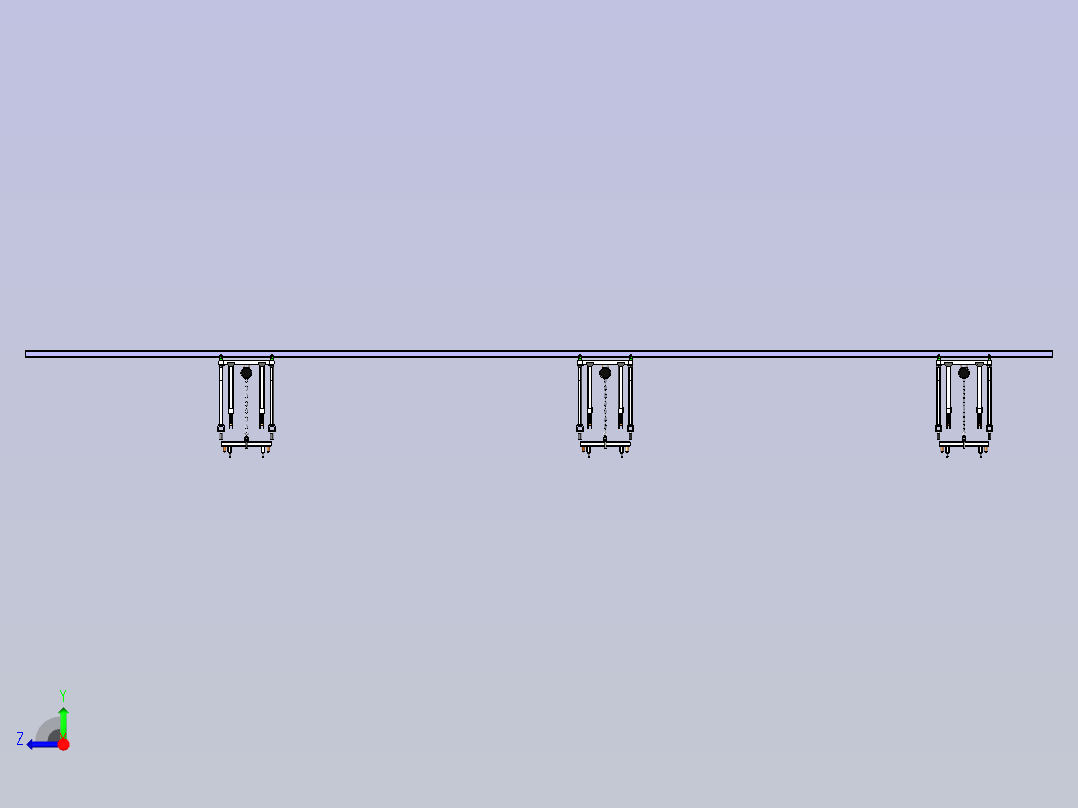 双轨平衡吊右视图