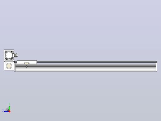 皮带直线轴半封闭可选导轨TPA-HNB-220D-176-L1250-LU-C-P1K-N3右视缩略图