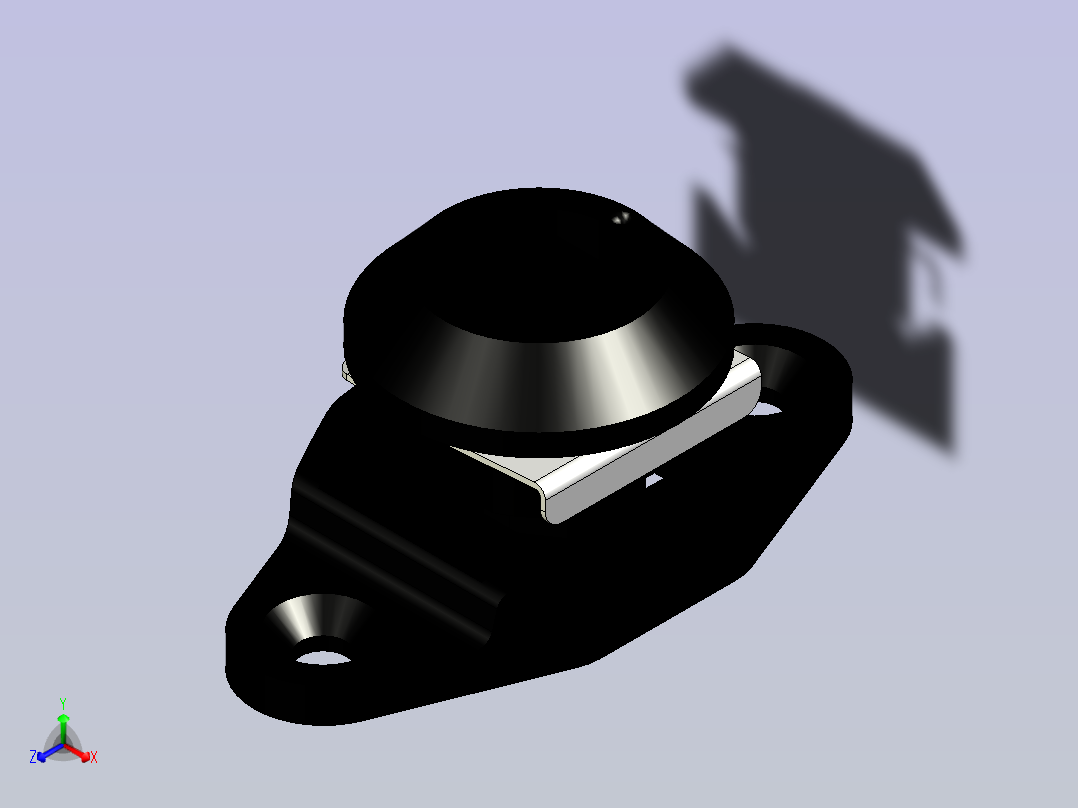 戴乐克DIRAK工业锁具291-9002.00-00000_1.5_正等轴测图