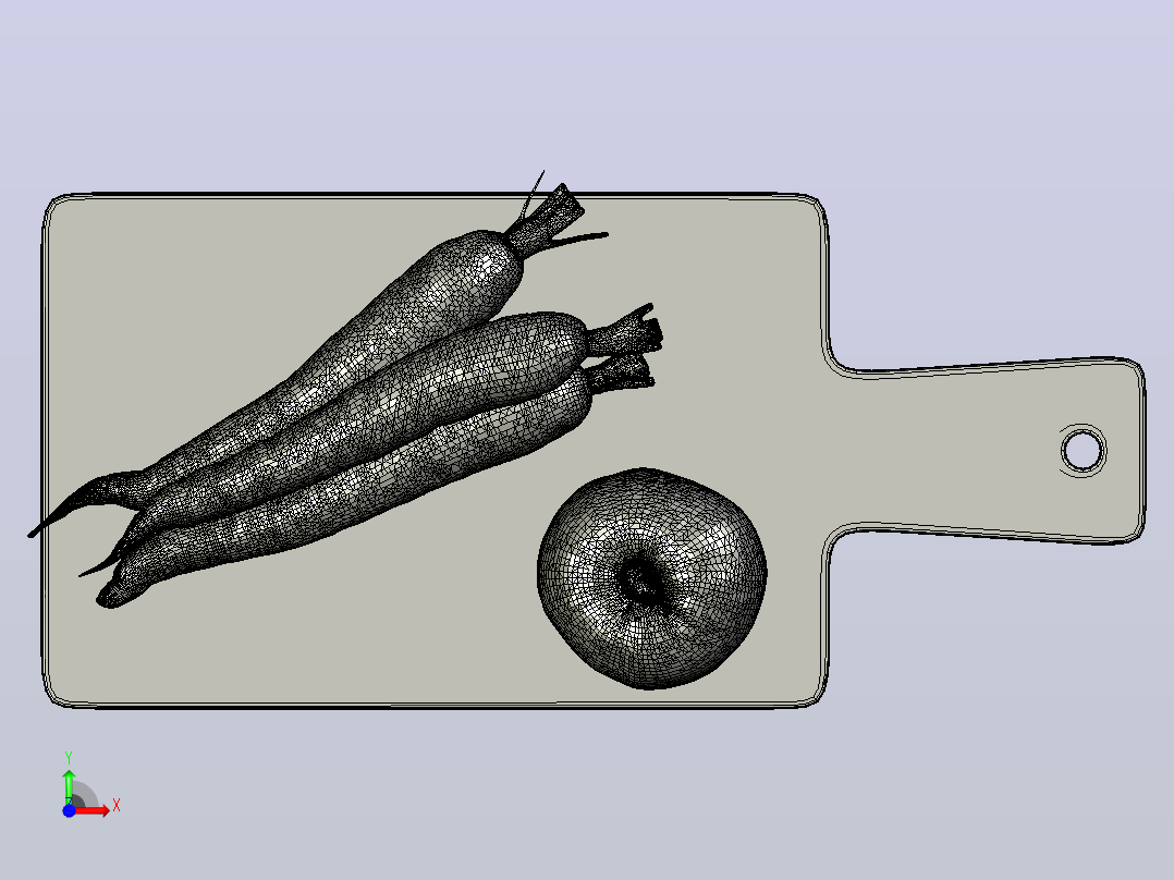 17_Carrots_4K水果蔬菜面包坚果前视图