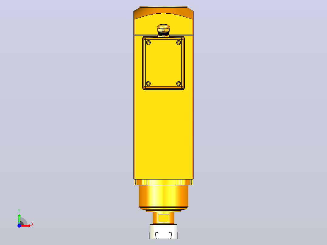 5360C-ER32木工高精雕铣系列手动换刀电主轴[SFM5360C-12-5.5KW-TMP-ER32]前视图