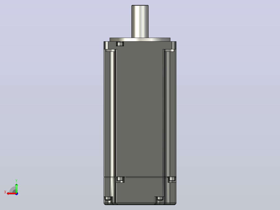 200W_高惯量带刹车伺服电机 (2)后视图