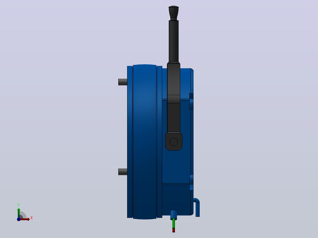 MD-B型电磁圆盘式制动器_MD12-63-B-30-RL-DC24V前视图