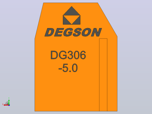 8针DG306 5橙色间距5毫米ipt后视缩略图