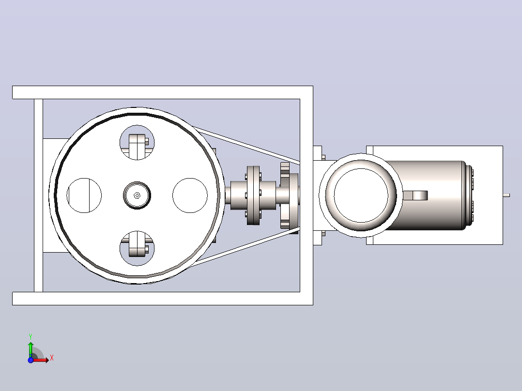 红枣去核机的结构设计sw+CAD+说明书前视图