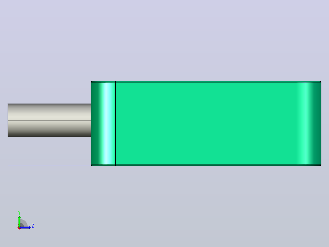 电感式传感器 NBB2-V3-E2左视图