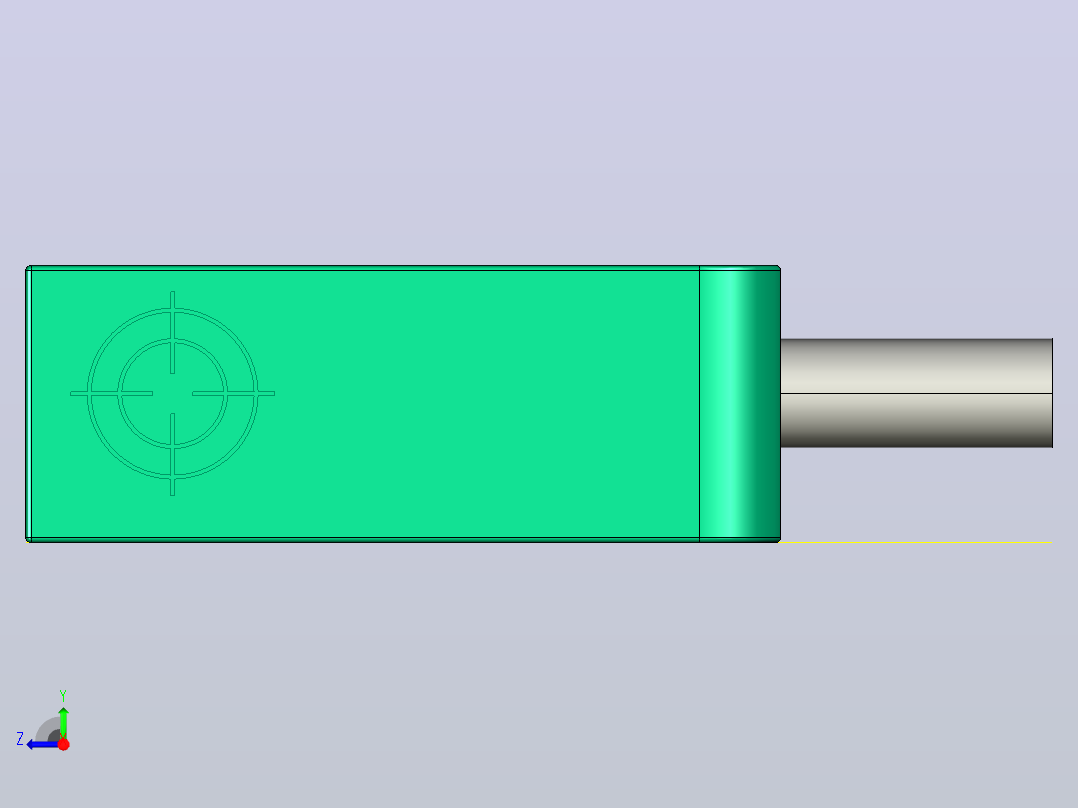 电感式传感器 NBB2-V3-E2右视图