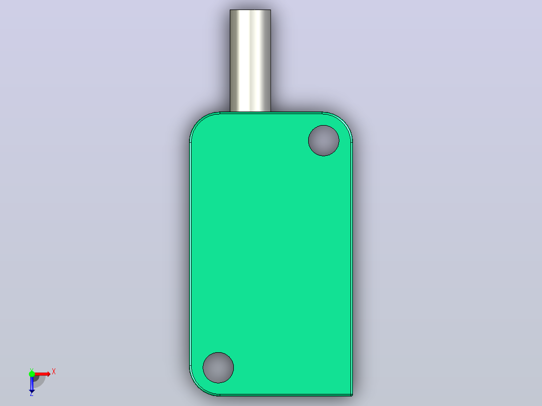 电感式传感器 NBB2-V3-E2俯视图