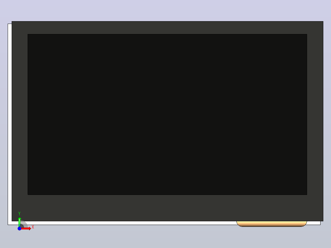 适用于Raspberry Pi的4.3英寸Waweshare电容式显示屏，DSI，800×480前视图