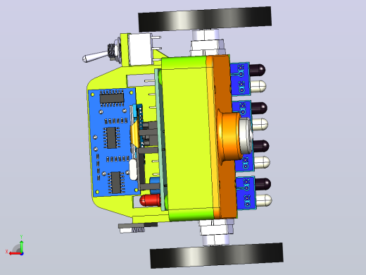 ESP 32迷你简易机器人后视缩略图