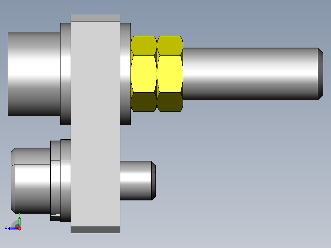 可进行X、Y方向微调的装置安装方法右视图
