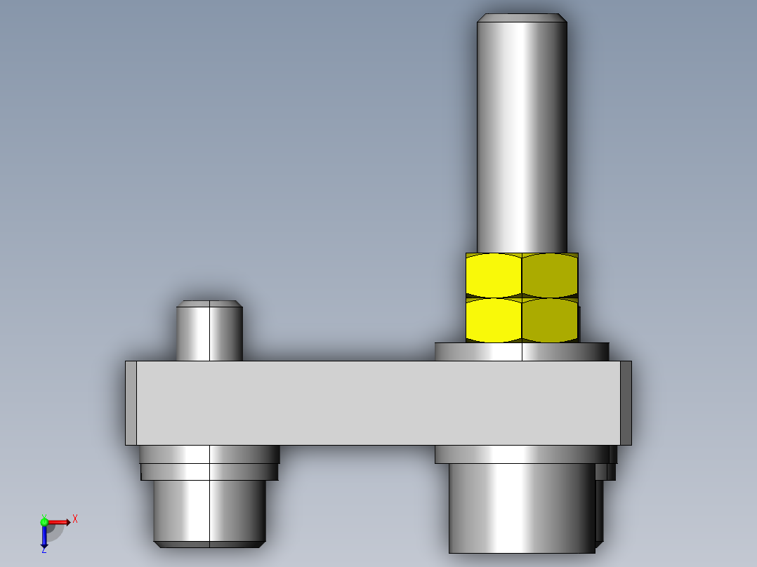 可进行X、Y方向微调的装置安装方法俯视图
