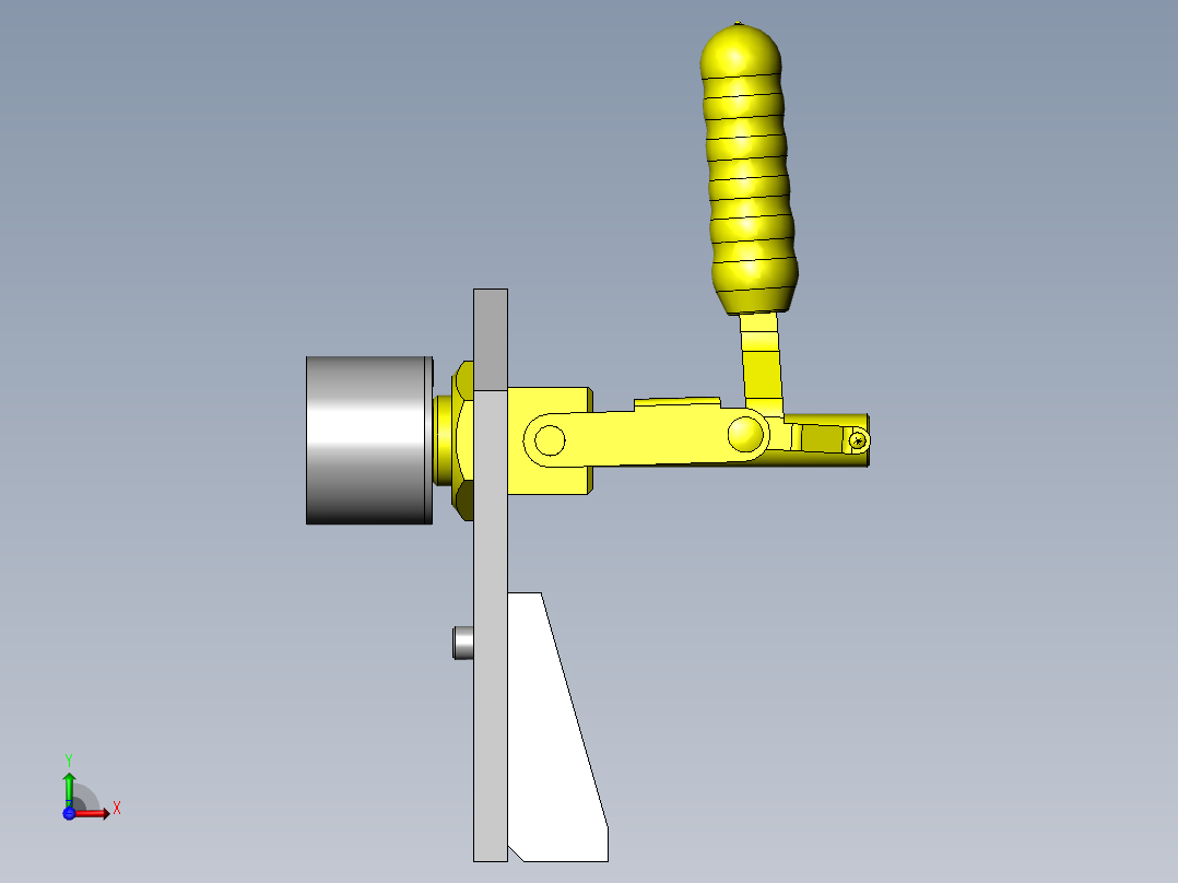 位置分度机构前视图