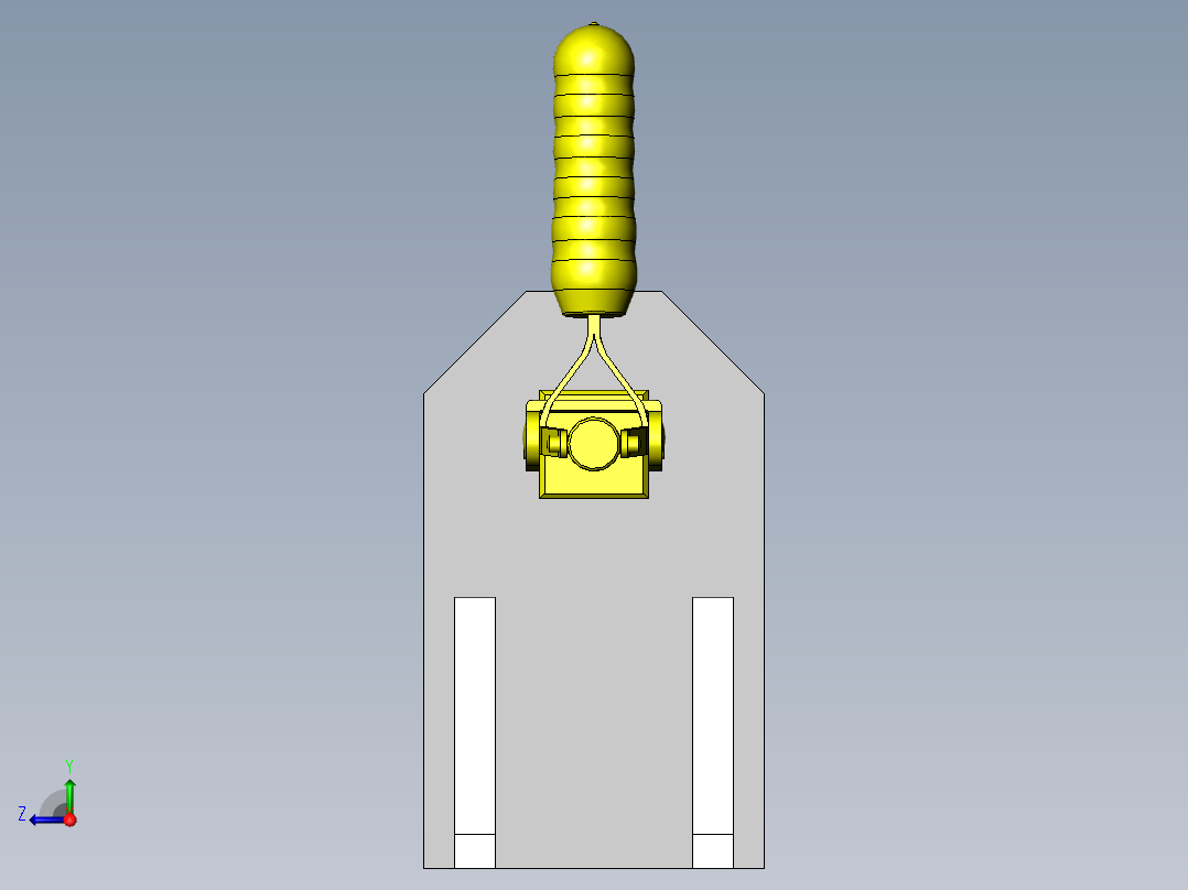 位置分度机构右视图