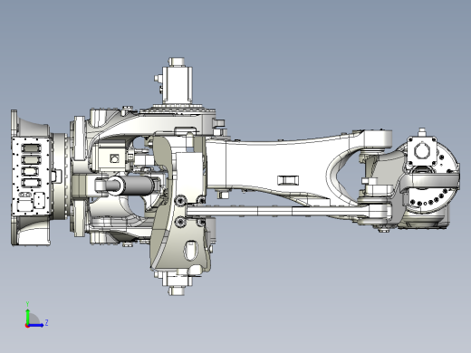 那智机器人nachi mc600 6axis industrial robot左视缩略图